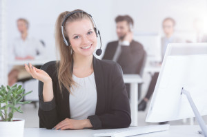 Call center worker