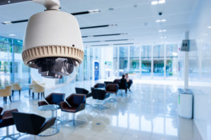 CCTV or surveillance operating in office building