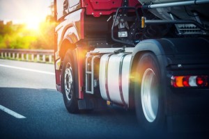 Semi Truck on a Highway