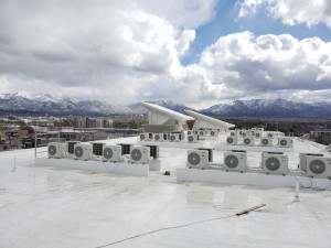 Rooftop of the Paxton 365 project, Salt Lake City, UT, 2020