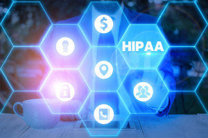 Word writing text Hipaa. Business concept for Acronym stands for Health Insurance Portability Accountability.