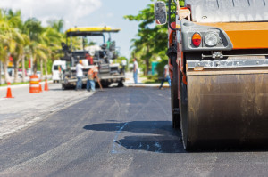 Road construction works