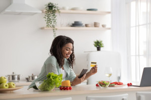 Modern customer makes order online