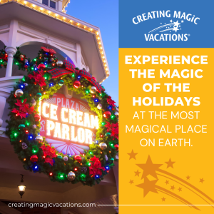 Visit Disney during the holiday season