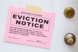 Eviction Notice on Door