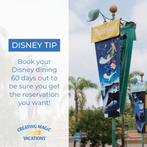 Book your Disney dining reservations 