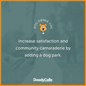 A dog park is a great addition to an HOA