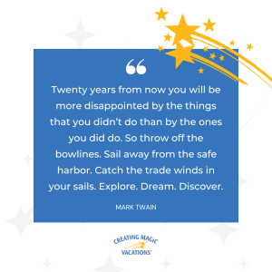 Is Mark Twain suggesting a cruise?