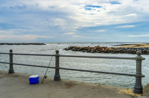 Virginia Beach Boardwalk, Virginia Beach US - September 12, 2017 Grommet Island Park.