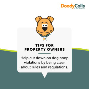 A quick tip for keeping pet waste violations to a minimum 