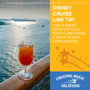 Get room service once in a while
