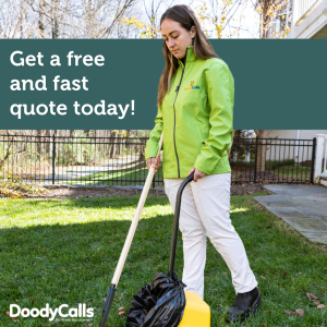 Get a free quote for pet waste removal services