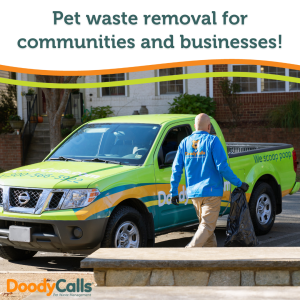 Removing pet waste from communities and businesses