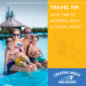 Save time by working with a travel agent