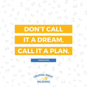Stop dreaming, start planning