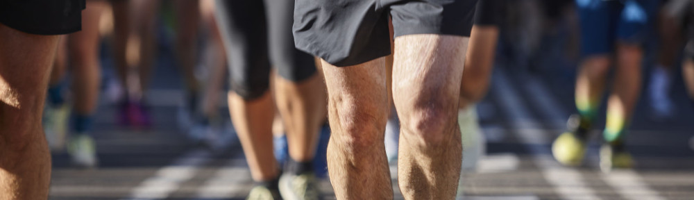 Runners on the street. Healthy lifestyle. Marathon. Athletics