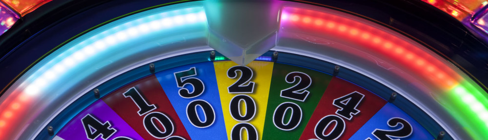 Slot machine close up