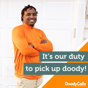 We'll pick up the dog doody 