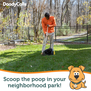 Scoop the poop, make the park a loop of happiness!