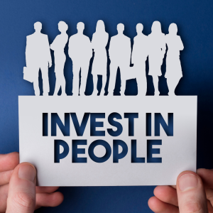 Invest in People concept Canva