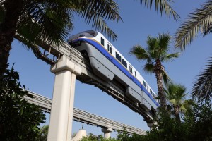Hop on the monorail at Walt Disney World! 