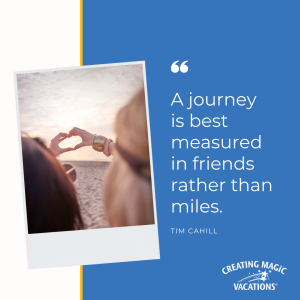 Travel with friends is something special.