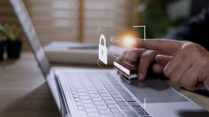 Concept of cyber security, information security and encryption,