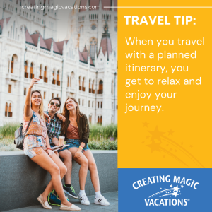 Travel made easy with a personalized itinerary! 