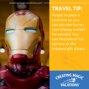 Pack a costume for your Disney cruise