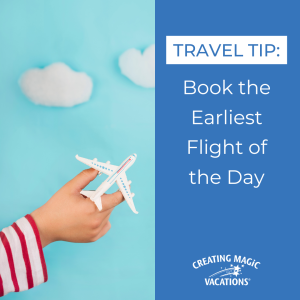 Book the early flight