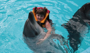 Swim with dolphins