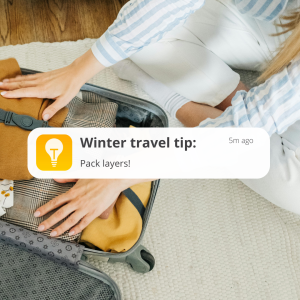 Winter packing tip